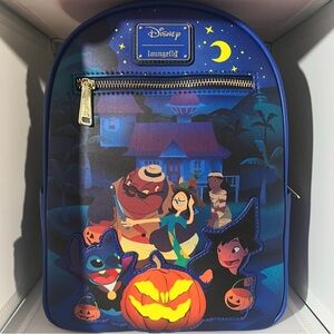 Lilo and Stitch trick Or treating Group portrait Glow In the Dark mini Backpack